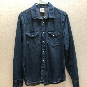 H&M Denim Shirt (Denim Blue)